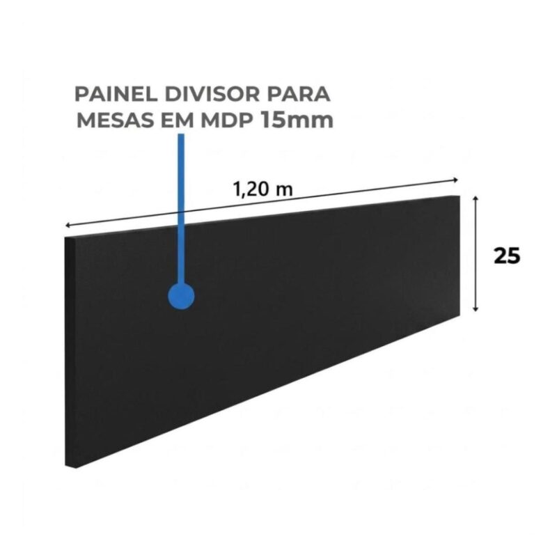 Móveis para Escritório Estação de Trabalho Dupla 1,20×1,35m 02 Lugares com Gavetas com ponto de tomada – Louro / Preto - 64001