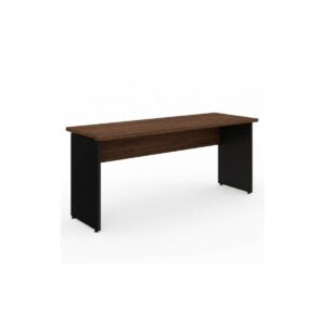 Mesa para Escritório 1,20x0,60m - Sem Gavetas - Louro / Preto - 23470