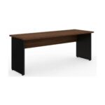 Móveis para Escritório Mesa para Escritório 1,70x0,60m - Sem Gavetas - Louro / Preto - 23474