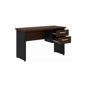 Mesa para Escritório 1,20×0,60m – Com Gavetas – Louro / Preto – 23471