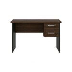 Móveis para Escritório Mesa para Escritório 1,20×0,60m – Com Gavetas – Louro / Preto – 23471