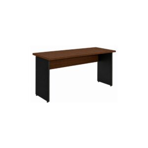 Mesa para Escritório 1,20x0,60m - Sem Gavetas - Louro / Preto - 23470