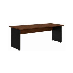 Mesa para Escritório 1,50x0,60m - Sem Gavetas - Louro / Preto - 23472