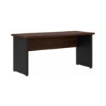Móveis para Escritório Mesa para Escritório 1,70x0,60m - Sem Gavetas - Louro / Preto - 23474