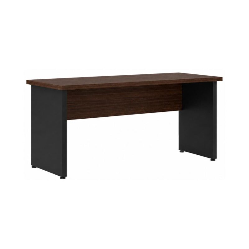 Móveis para Escritório Mesa para Escritório 1,70x0,60m - Sem Gavetas - Louro / Preto - 23474 Móveis para Escritório Mesa para Escritório 1,70x0,60m - Sem Gavetas - Louro / Preto - 23474