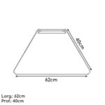 Conjunto Escolar Modular Juvenil com 6 Lugares e Mesas Trapezoidais