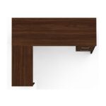 Móveis para Escritório Mesa para Escritório em "L" (Mesa 1,50m + Mesa Auxiliar) - Com Gavetas - Louro / Preto - 23477