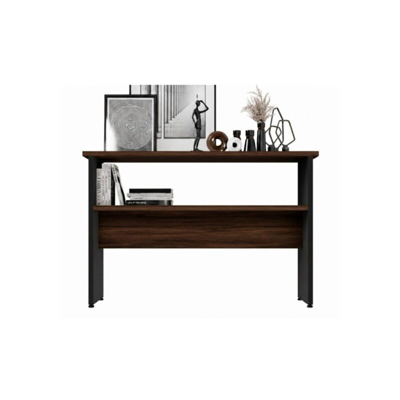 Móveis para Escritório Aparador de Madeira 1,20x0,80x0,35cm - Louro / Preto - 21437