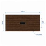 Móveis para Escritório Mesa de Reunião 200x90 MDP 30mm para Escritório