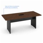 Móveis para Escritório Mesa de Reunião 200x90 MDP 30mm para Escritório