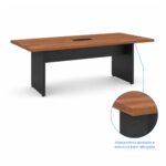 Móveis para Escritório Mesa de Reunião 200x90 Tampo 40mm para Escritório