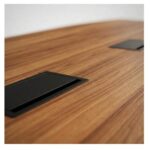 Móveis para Escritório Mesa de Reunião Diretoria BOTE - 3,20x1,20m - Sevilha / Preto - 22017