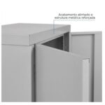 Armário de Aço PA-80 com 3 Prateleiras 180 cm