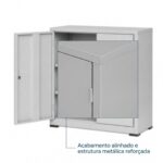 Armário de Aço PA-100 com 2 Prateleiras 100 cm