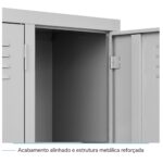 Roupeiro de Aço 6 Portas Grandes com Pitão