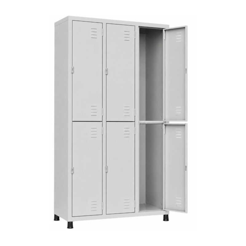 Roupeiro de Aço 6 Portas Grandes com Pitão Roupeiro de Aço 6 Portas Grandes com Pitão