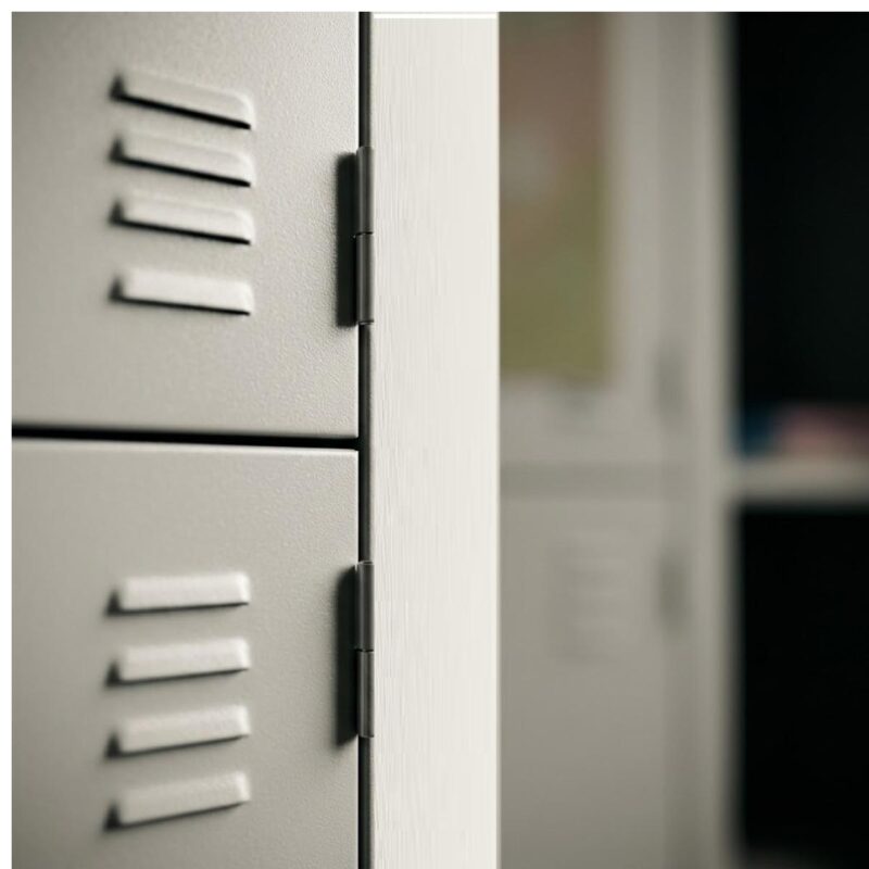 Roupeiro de Aço 2 Portas com Pitão e Ganchos