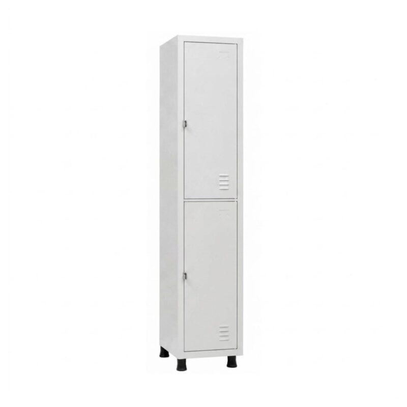 Roupeiro de Aço 2 Portas com Pitão e Ganchos