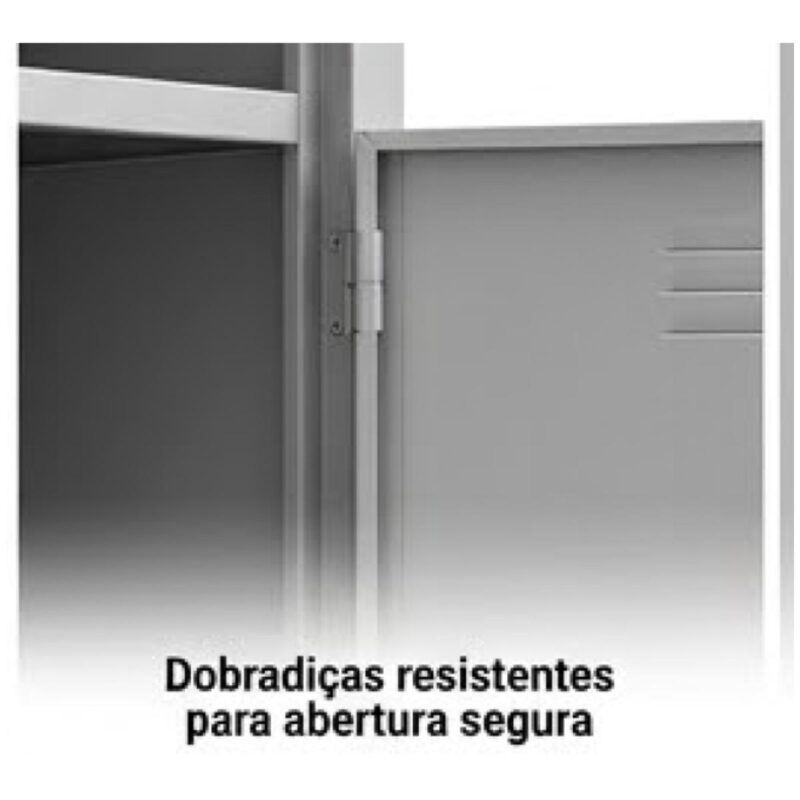 Roupeiro de Aço 12 Portas com Pitão para Cadeado