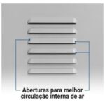 Roupeiro de Aço 8 Portas com Pitão para Cadeado
