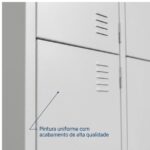Roupeiro de Aço 12 Portas com Pitão para Cadeado