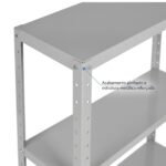 Estante de Aço 1,98×0,92×0,30m com 6 Prateleiras Reguláveis 35kg