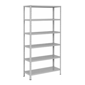 Estante de Aço 1,98x0,92x0,30m com 6 Prateleiras Reguláveis 20kg