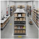 Móveis de Aço para Escritório Estante de Aço 1,98x0,92x0,40m com 6 Prateleiras Reguláveis 20kg