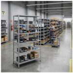Estante de Aço 1,98x0,92x0,40 m com 6 Prateleiras Reguláveis 35Kg