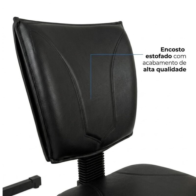 Longarina Estofada Executiva 2 Lugares para Recepção