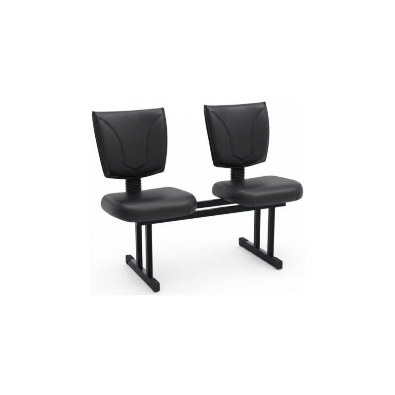 Longarina Estofada Executiva 2 Lugares para Recepção Longarina Estofada Executiva 2 Lugares para Recepção