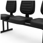 Longarina Estofada 3 Lugares para Recepção