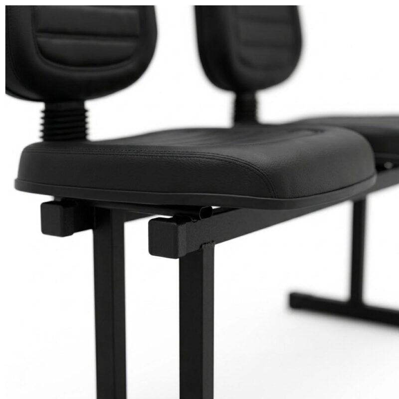 Longarina Estofada 2 Lugares para Recepção