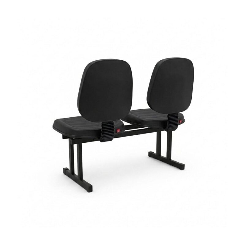 Longarina Estofada 2 Lugares para Recepção