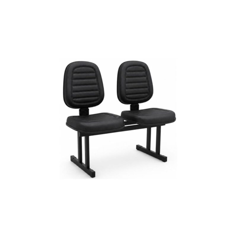 Longarina Estofada 2 Lugares para Recepção Longarina Estofada 2 Lugares para Recepção