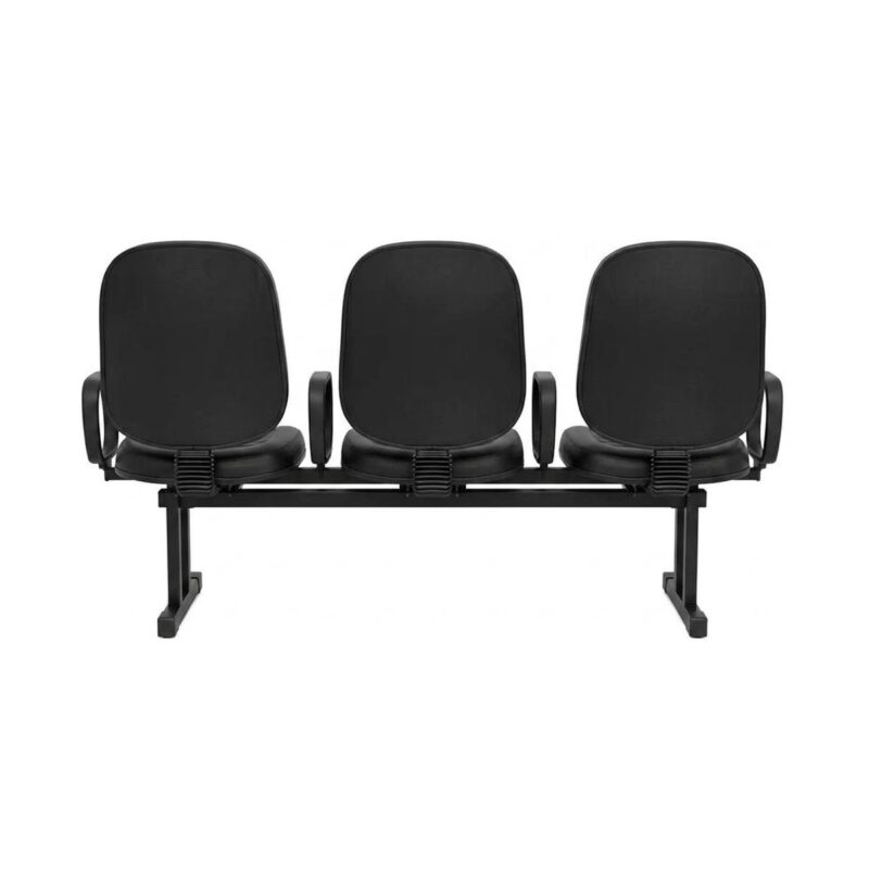 Longarina Estofada 3 Lugares para Recepção