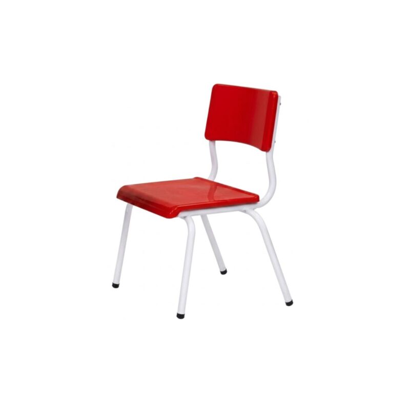 Conjunto Escolar Coletivo 6 a 10 anos com Mesa Quadrada e 4 Lugares