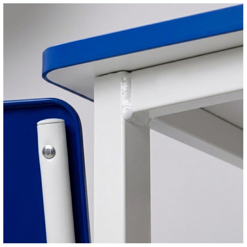 Conjunto Escolar Coletivo 6 a 10 anos com Mesa Quadrada e 4 Lugares