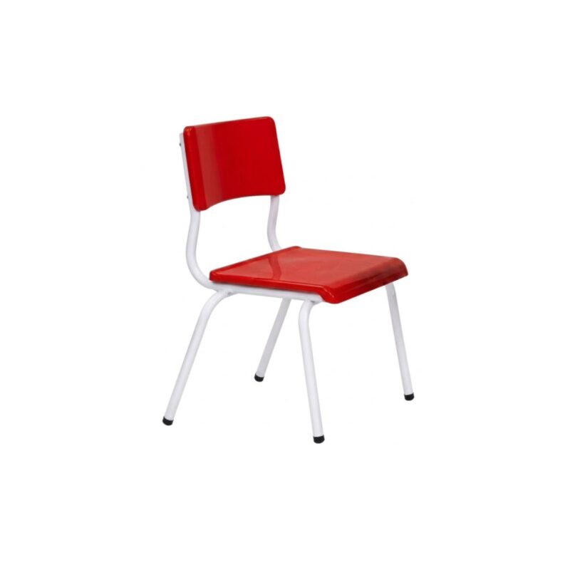 Conjunto Escolar Coletivo 6 a 10 anos com Mesa Quadrada e 4 Lugares