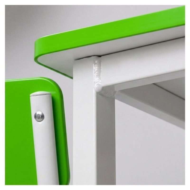 Conjunto Escolar Coletivo 6 a 10 anos com Mesa Quadrada e 4 Lugares