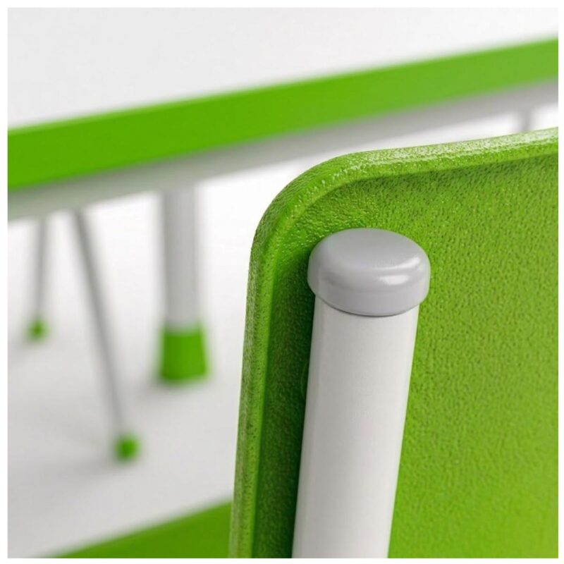 Conjunto Escolar Coletivo 6 a 10 anos com Mesa Quadrada e 4 Lugares