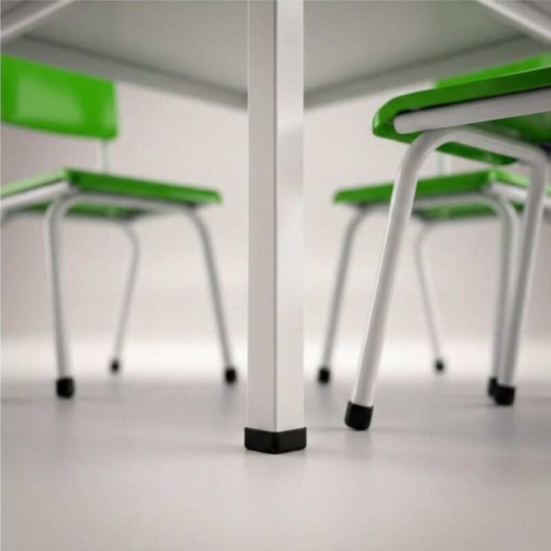 Conjunto Escolar Coletivo 6 a 10 anos com Mesa Quadrada e 4 Lugares