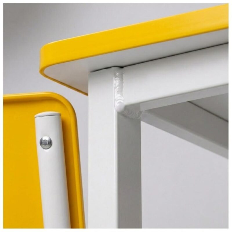 Conjunto Escolar Coletivo 6 a 10 anos com Mesa Quadrada e 4 Lugares