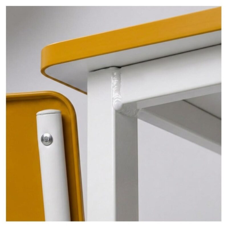 Conjunto Escolar Coletivo 6 a 10 anos com Mesa Quadrada e 4 Lugares