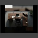 Mesa para Escritório com Vidro