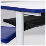 Conjunto Escolar Azul com Mesa e Cadeira 06 a 10 Anos
