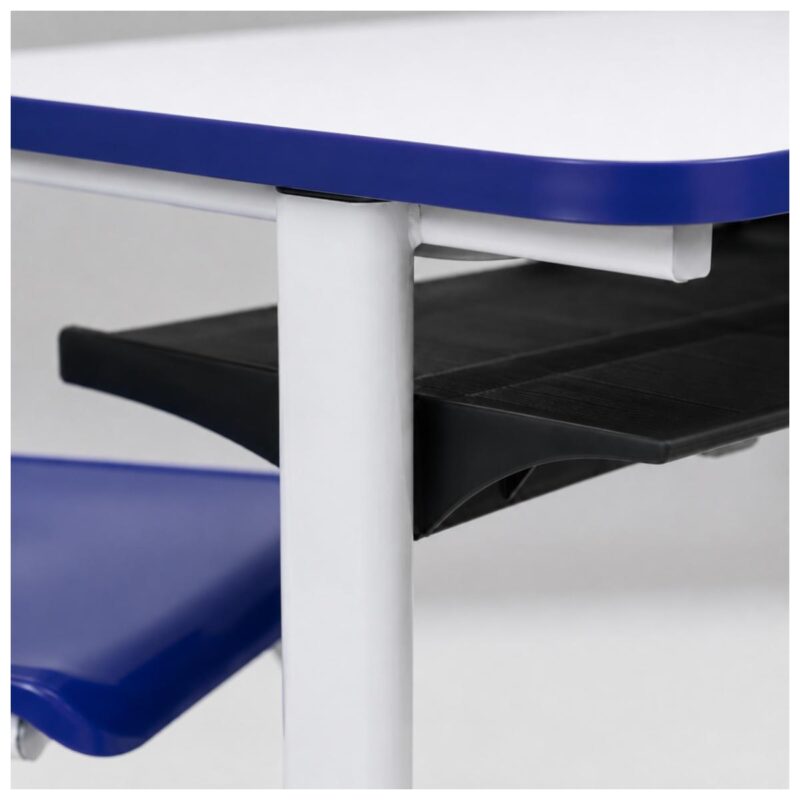 Conjunto Escolar Azul com Mesa e Cadeira 06 a 10 Anos