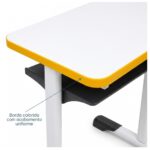 Conjunto Escolar Amarelo com Mesa e Cadeira 03 a 06 Anos