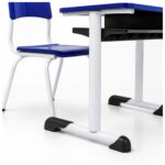 Conjunto Escolar Azul com Mesa e Cadeira 06 a 10 Anos