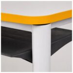 Conjunto Escolar Amarelo com Mesa e Cadeira 03 a 06 Anos